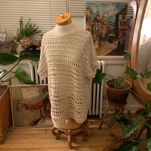 Woven swim suit coverup